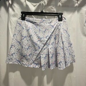 Charming Floral Golf Skort NWOT- Light Blue and Pink